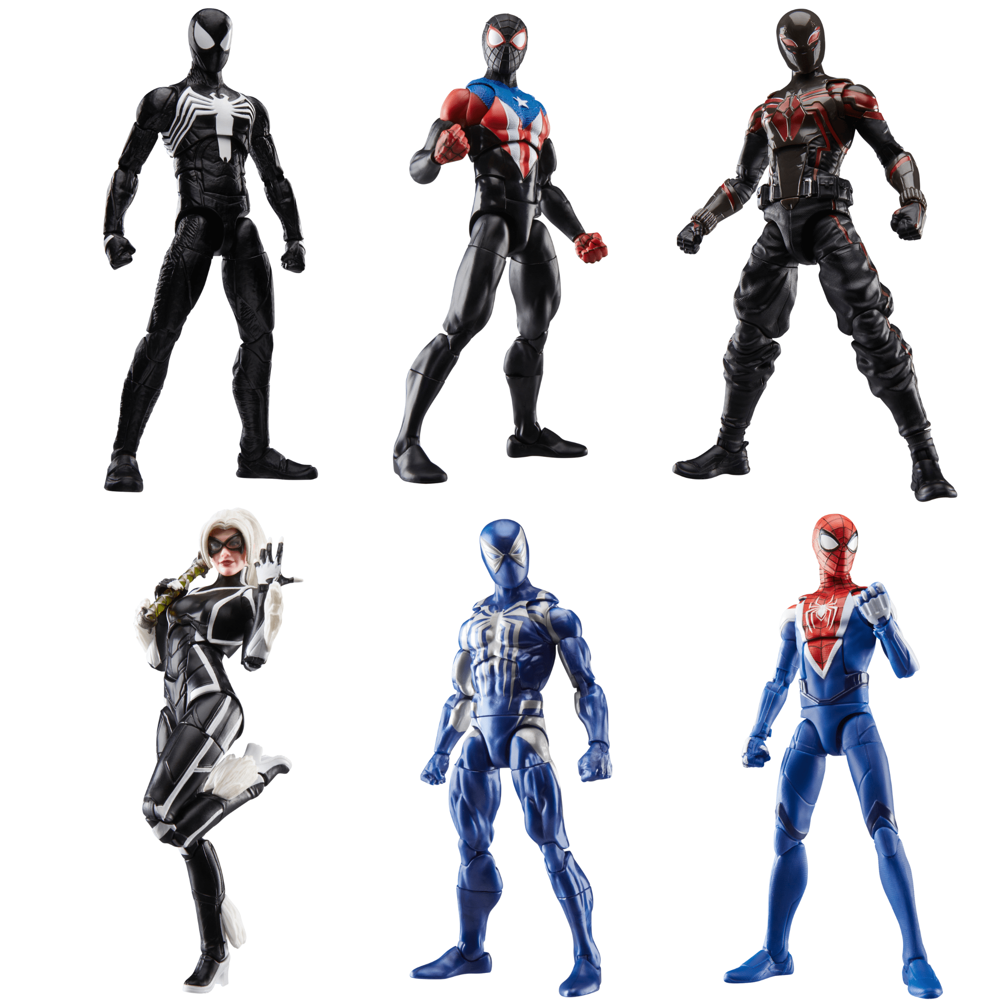 Marvel Legends Series Gamerverse Spider-Man 2 Wave COMPLETE SET OF 6、mySite、hgirdovlk