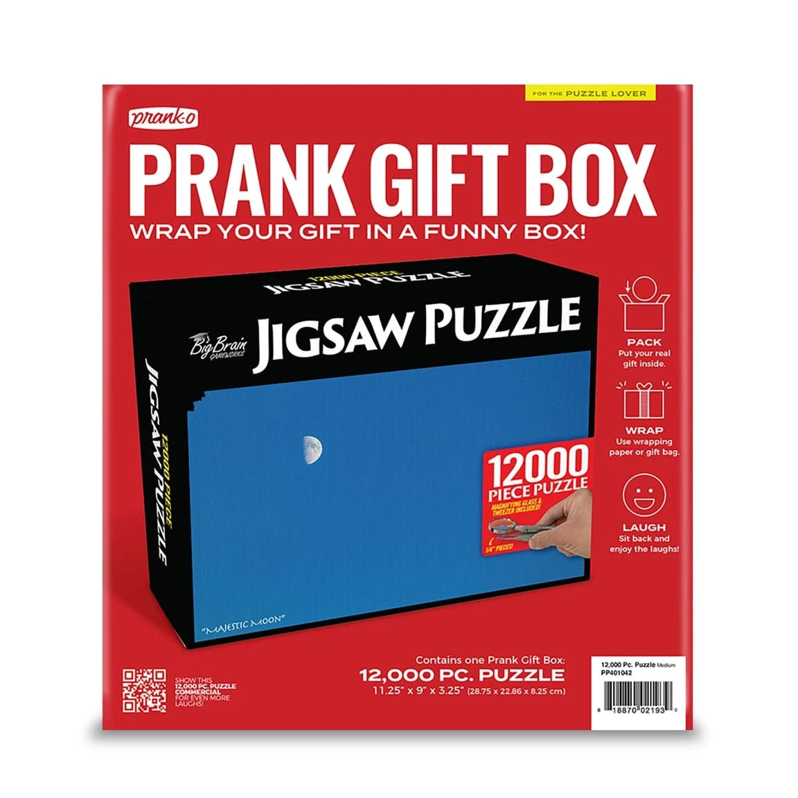 Prank Gift Box for Jigsaw Puzzle Fans, Hobbyists or ANYONE who would hate a jigsaw puzzle!、mySite、g9winljtr