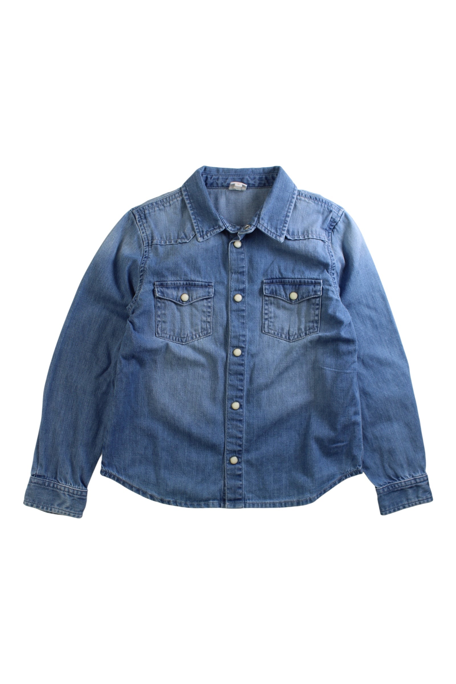 Bonton Denim Long Sleeve Shirt 8Y、mySite、g9winljtr