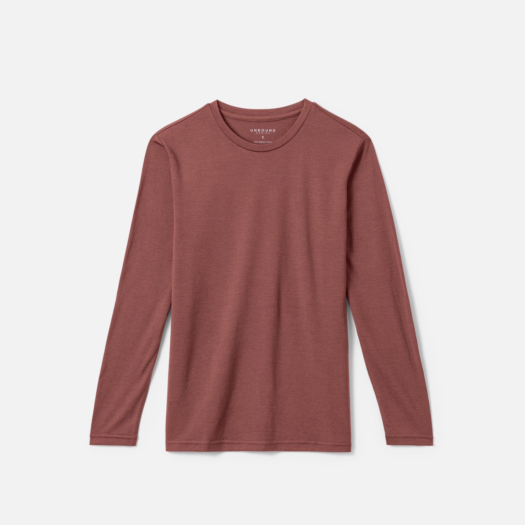 Men's Long Sleeve Merino Crew、mySite、noshort