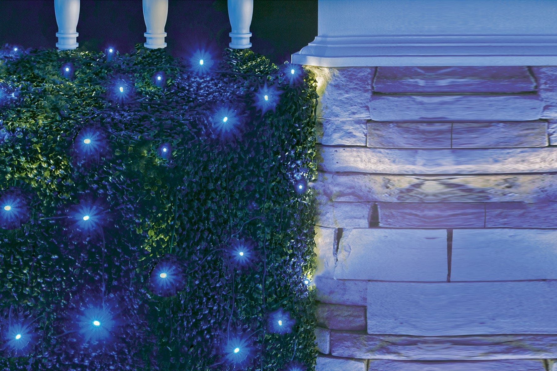 Outdoor Light String with 20 Micro LED Blue Lights、mySite、topwebapps