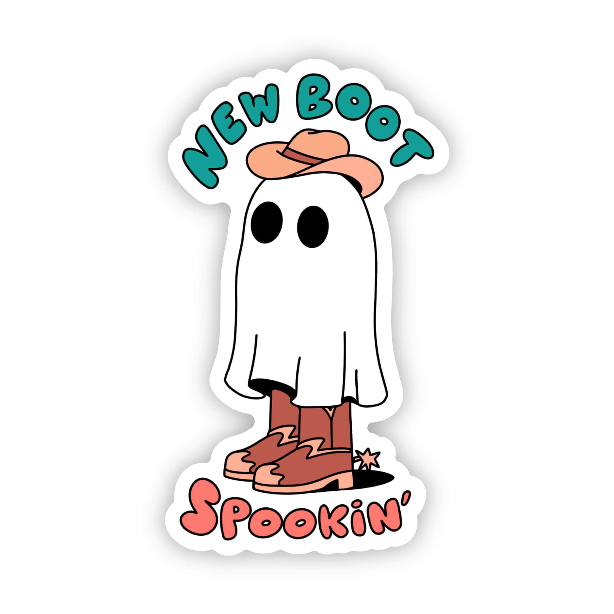 New boot spookin' halloween sticker、mySite、elrpsem3k