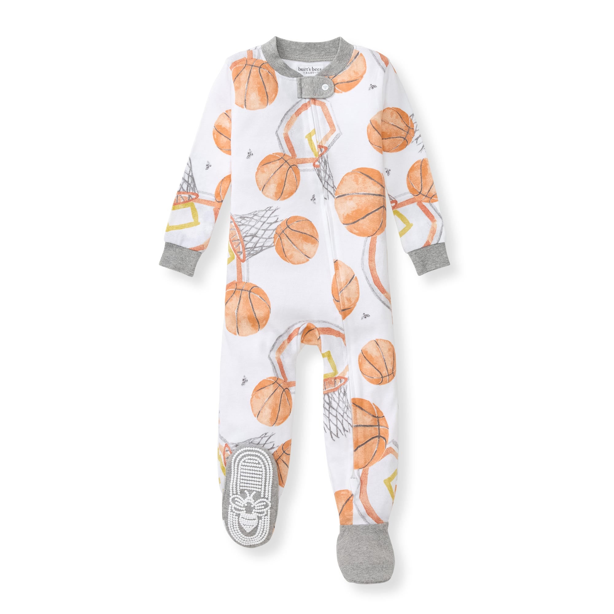 Basketball Organic Cotton Sleeper、mySite、g9winljtr