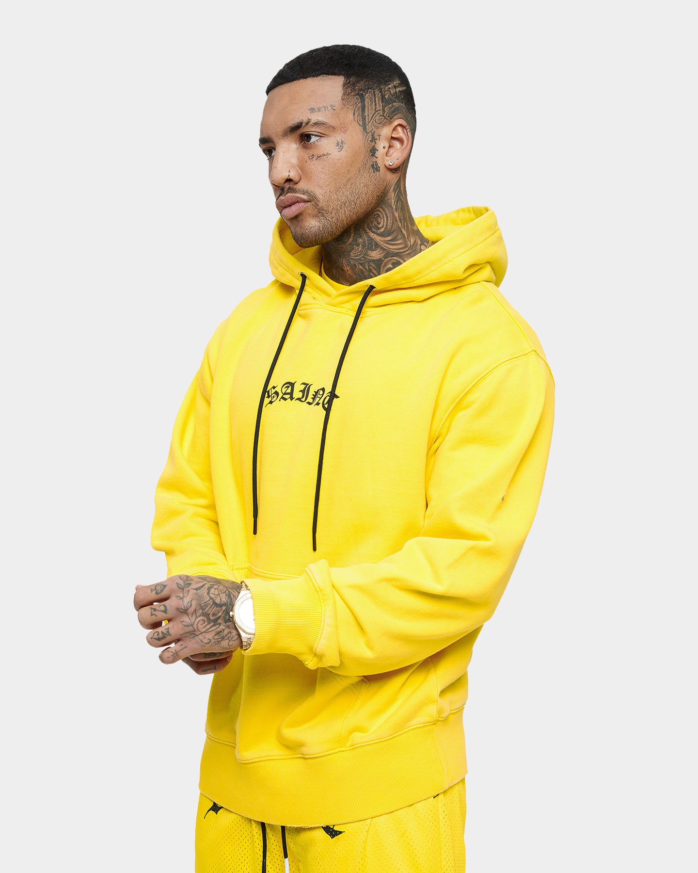 Saint Morta Day Of The Dead Hoodie Yellow/Black、mySite、zt4zffjzw