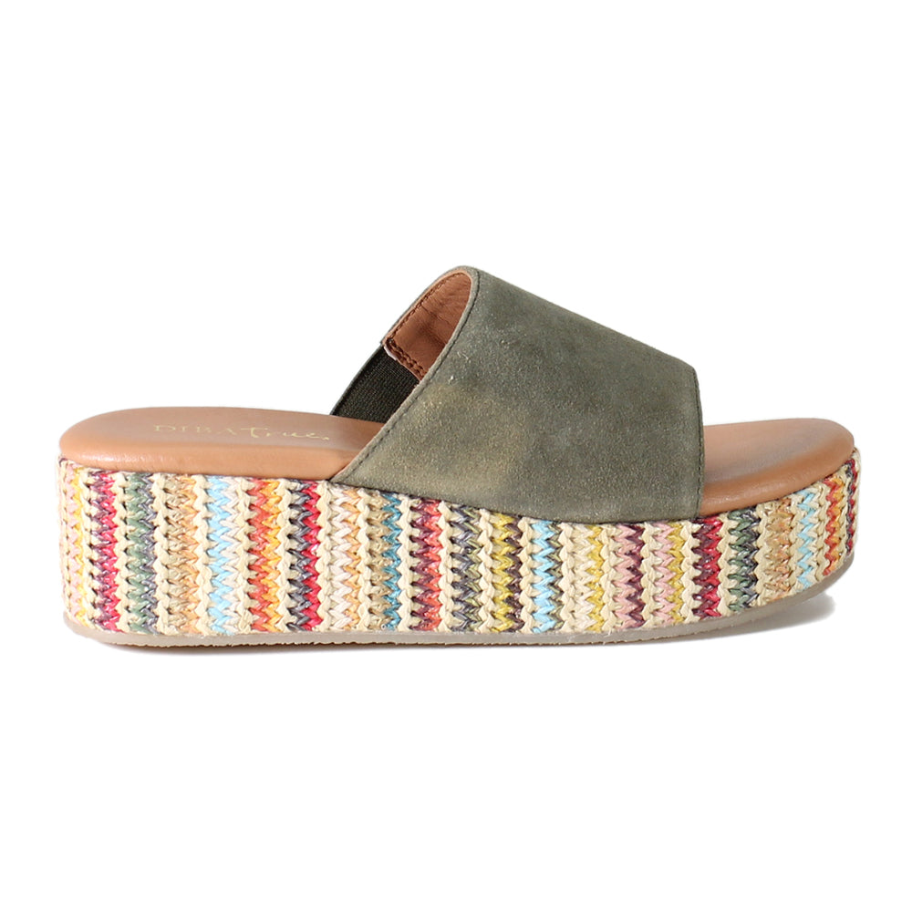 Rock Steady Raffia Slide Wedge Sandals、mySite、gtrtttuynbv