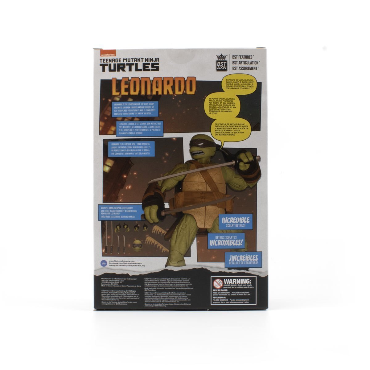 Teenage Mutant Ninja Turtles BST AXN IDW Leonardo (Figure and Comic Set)、mySite、hgirdovlk