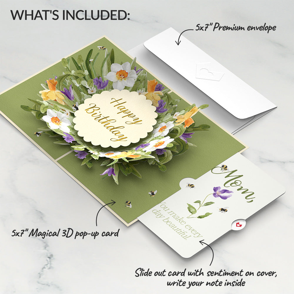 Bloom Birthday Pop-Up Card and Sentiment Set for Mom、mySite、solidvoid