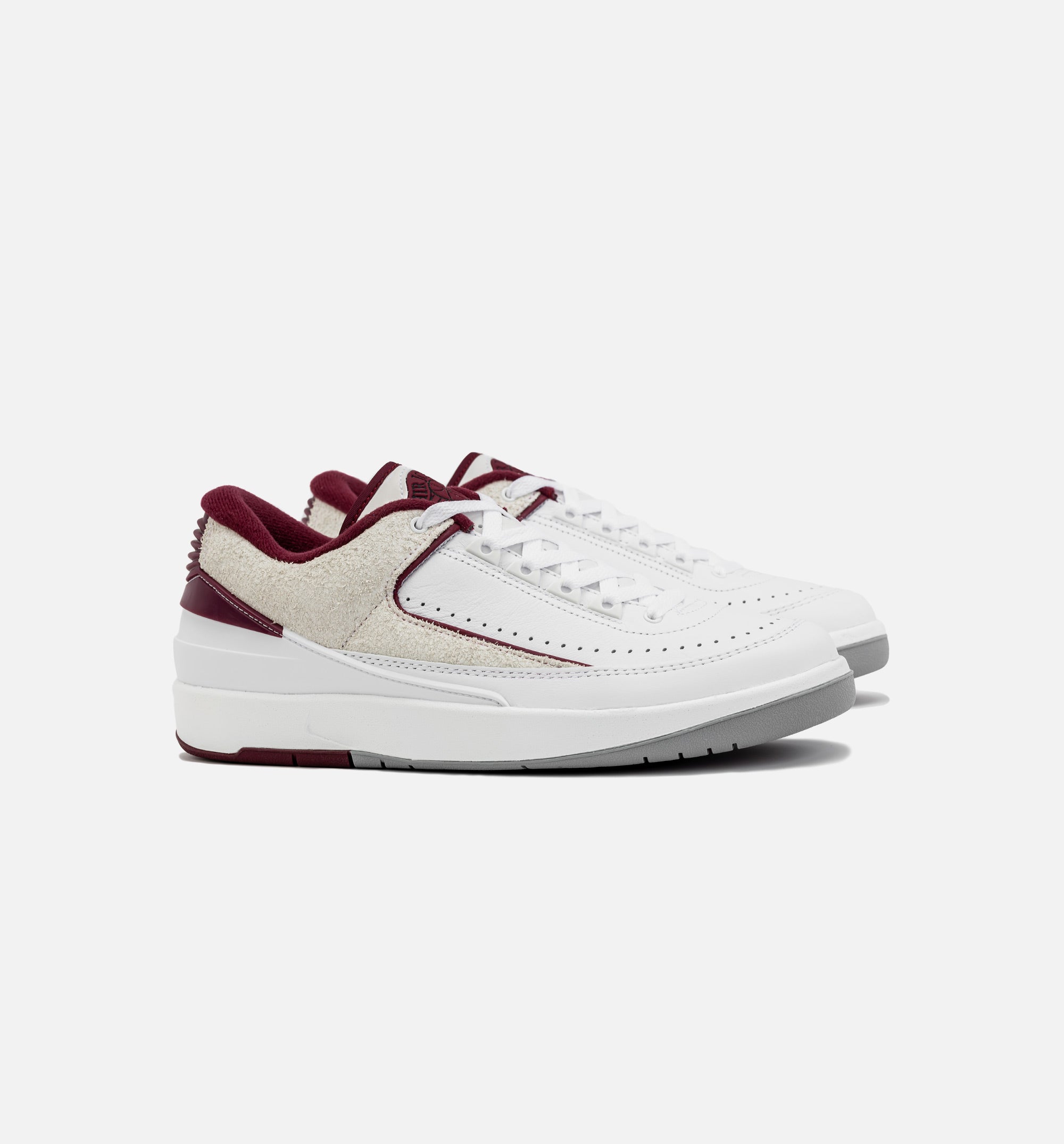 Air Jordan 2 Retro Low Cherrywood Mens Lifestyle Shoe - White/Red Free Shipping、mySite、dreamappss