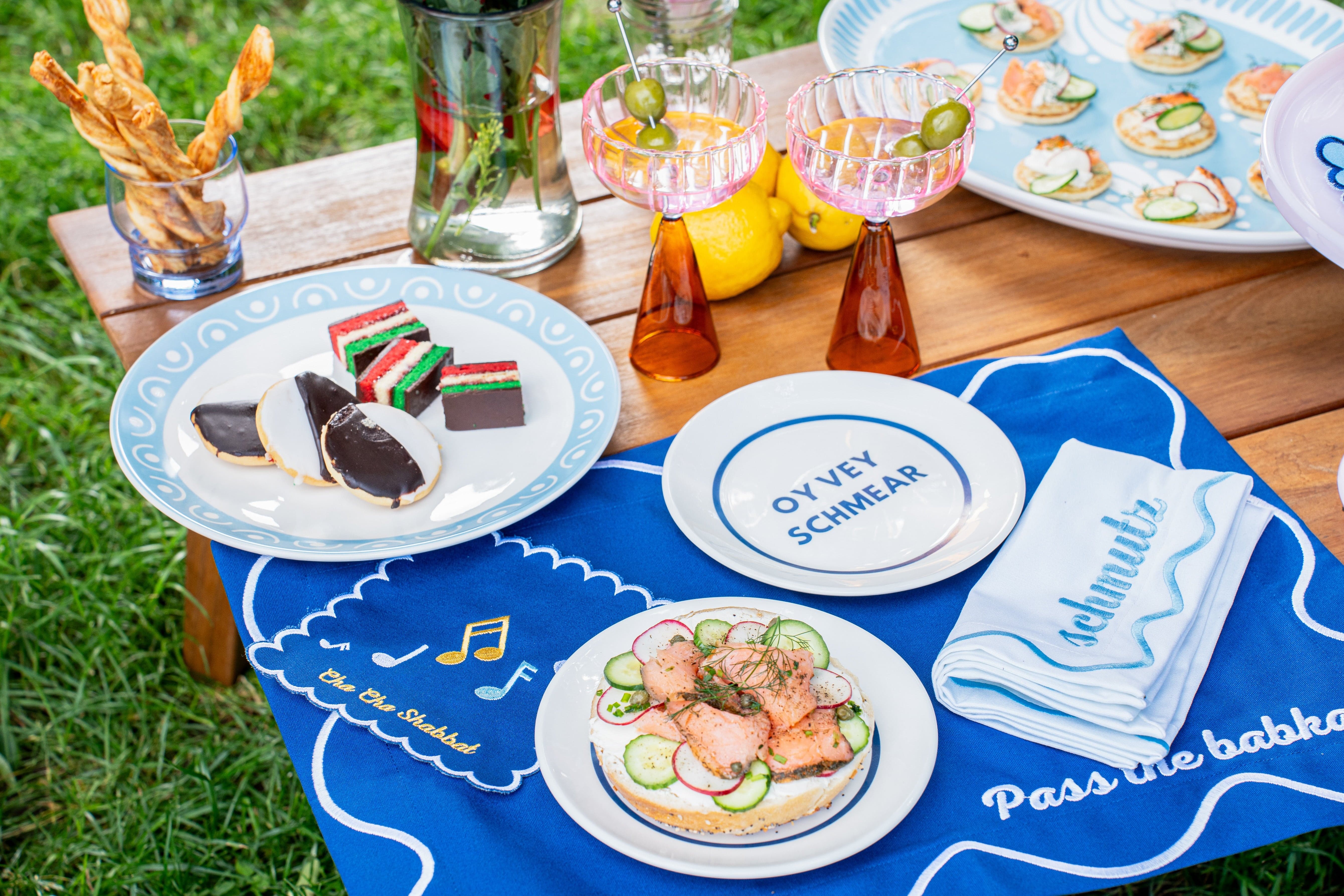 Jewish Foods Cocktail Napkins - Set of 4、mySite、topwebapps