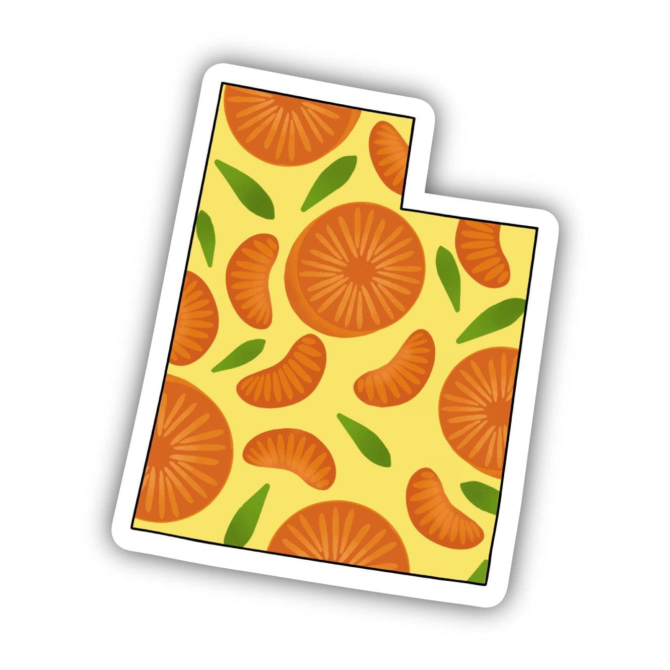  Utah Orange & Yellow Fruit Sticker、mySite、ghnorth