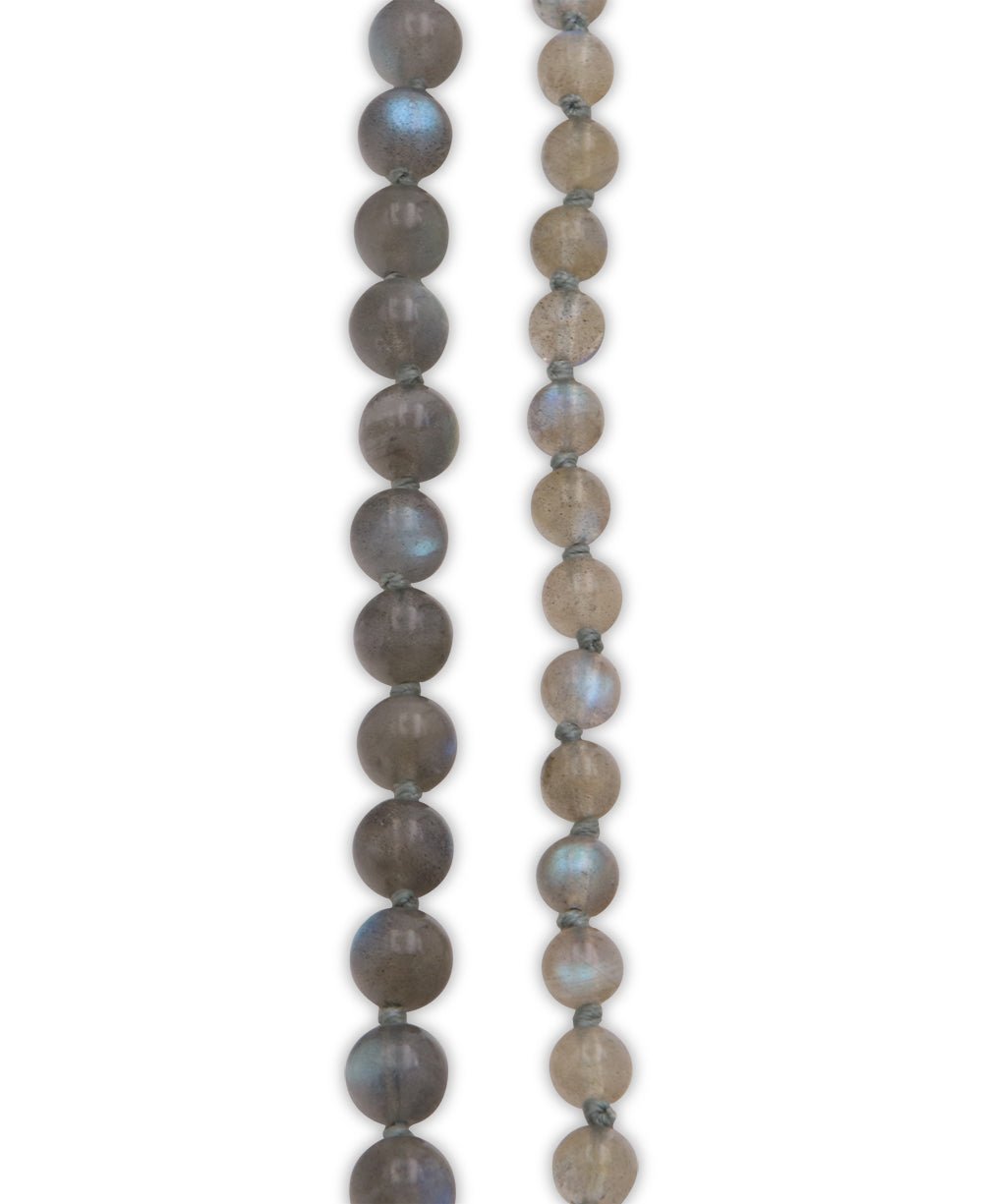 Premium Labradorite Gemstone Mala, Knotted、mySite、topwebapps