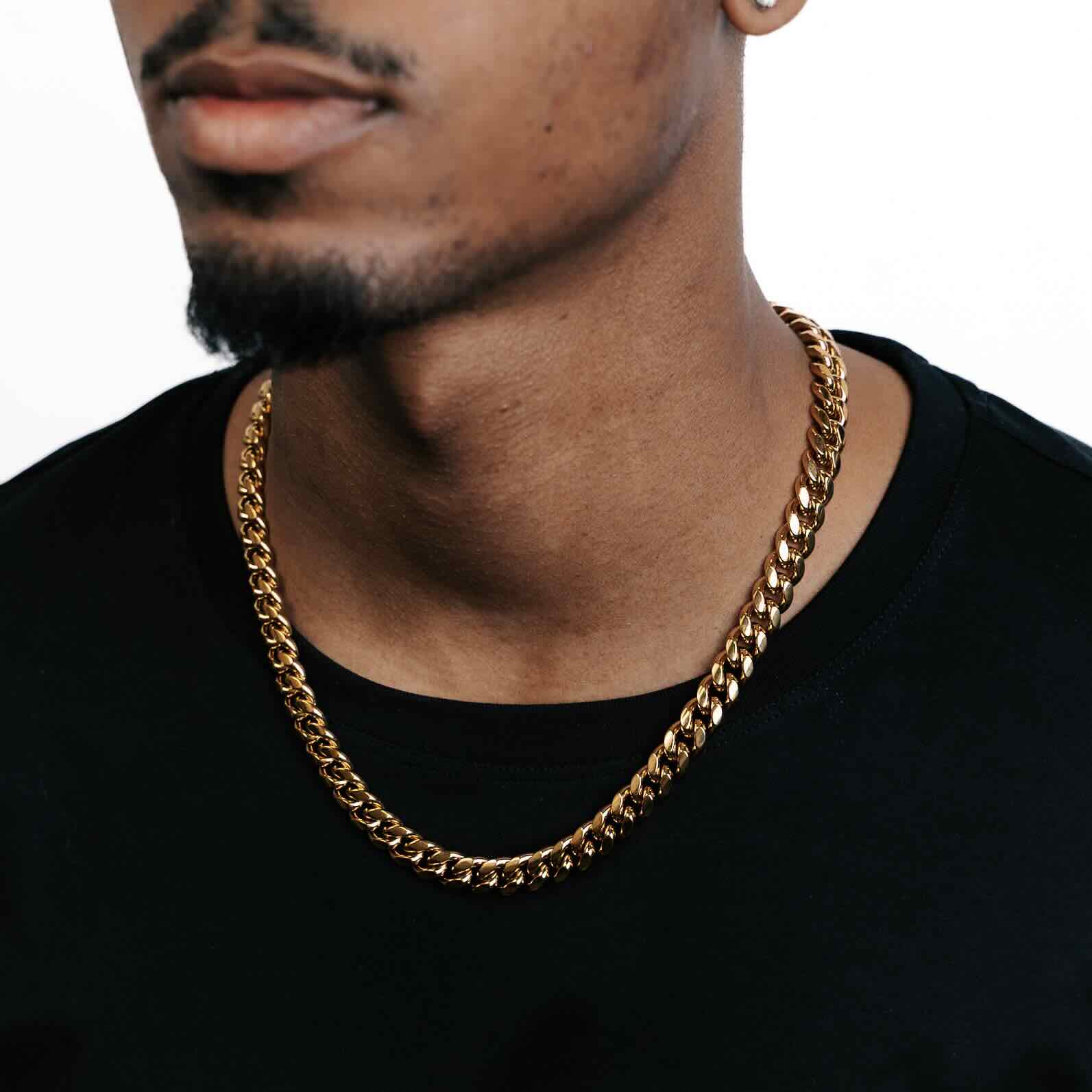 10MM Gold Cuban Link Chain、mySite、hinf8tx79