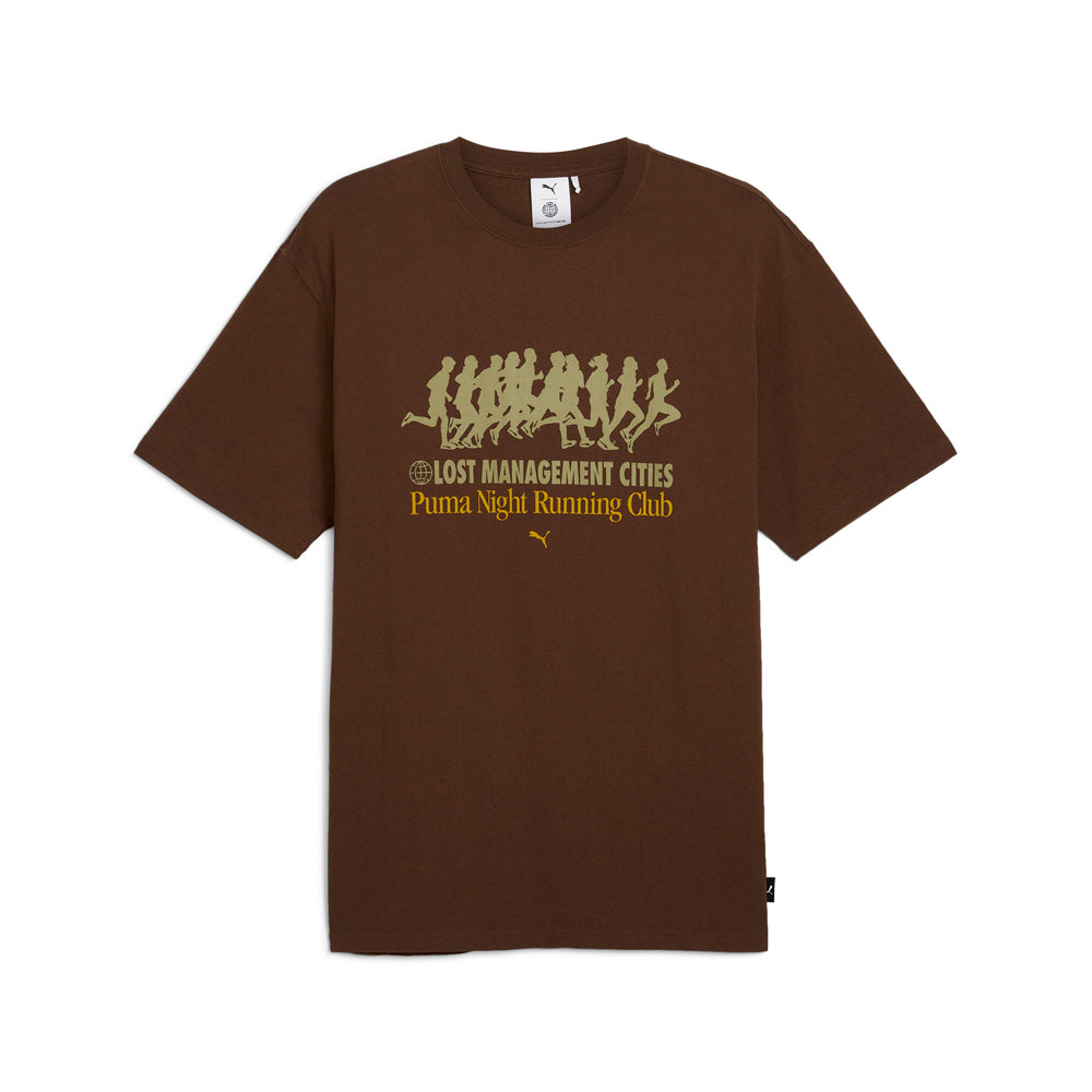 Lost Management Cities Graphic Crew Neck Short Sleeve T-Shirt、mySite、gtrtttuynbv