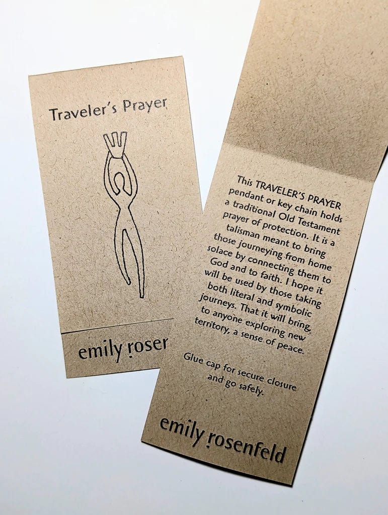 Traveler's Prayer Keychain by Emily Rosenfeld、mySite、topwebapps