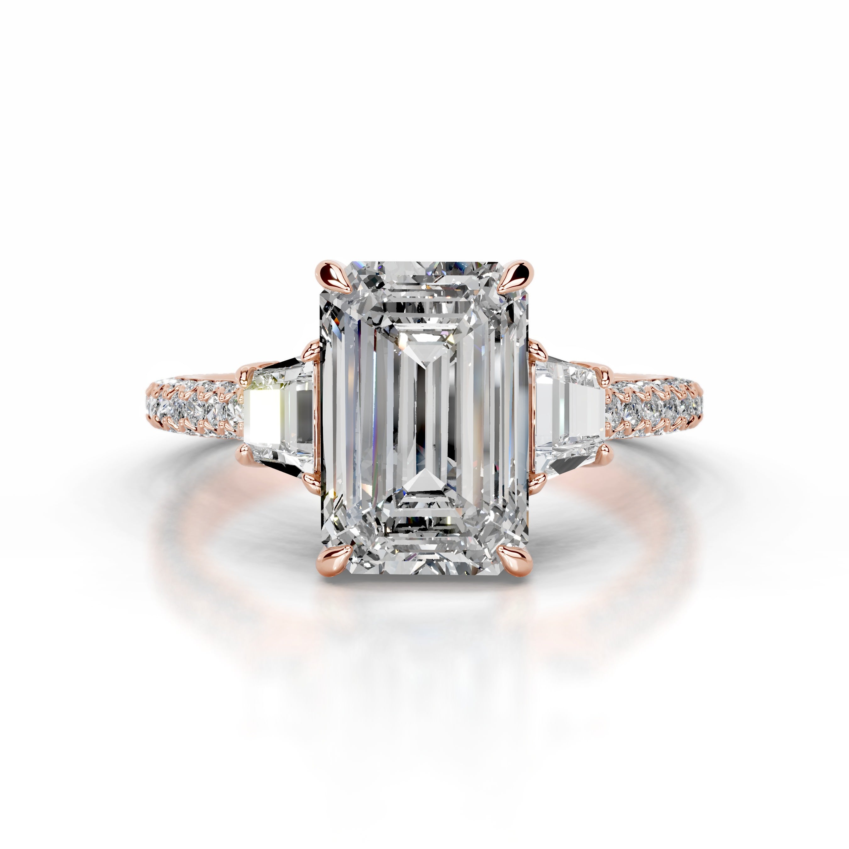 Cruz Diamond Engagement Ring - 14K Rose Gold、mySite、hinf8tx79