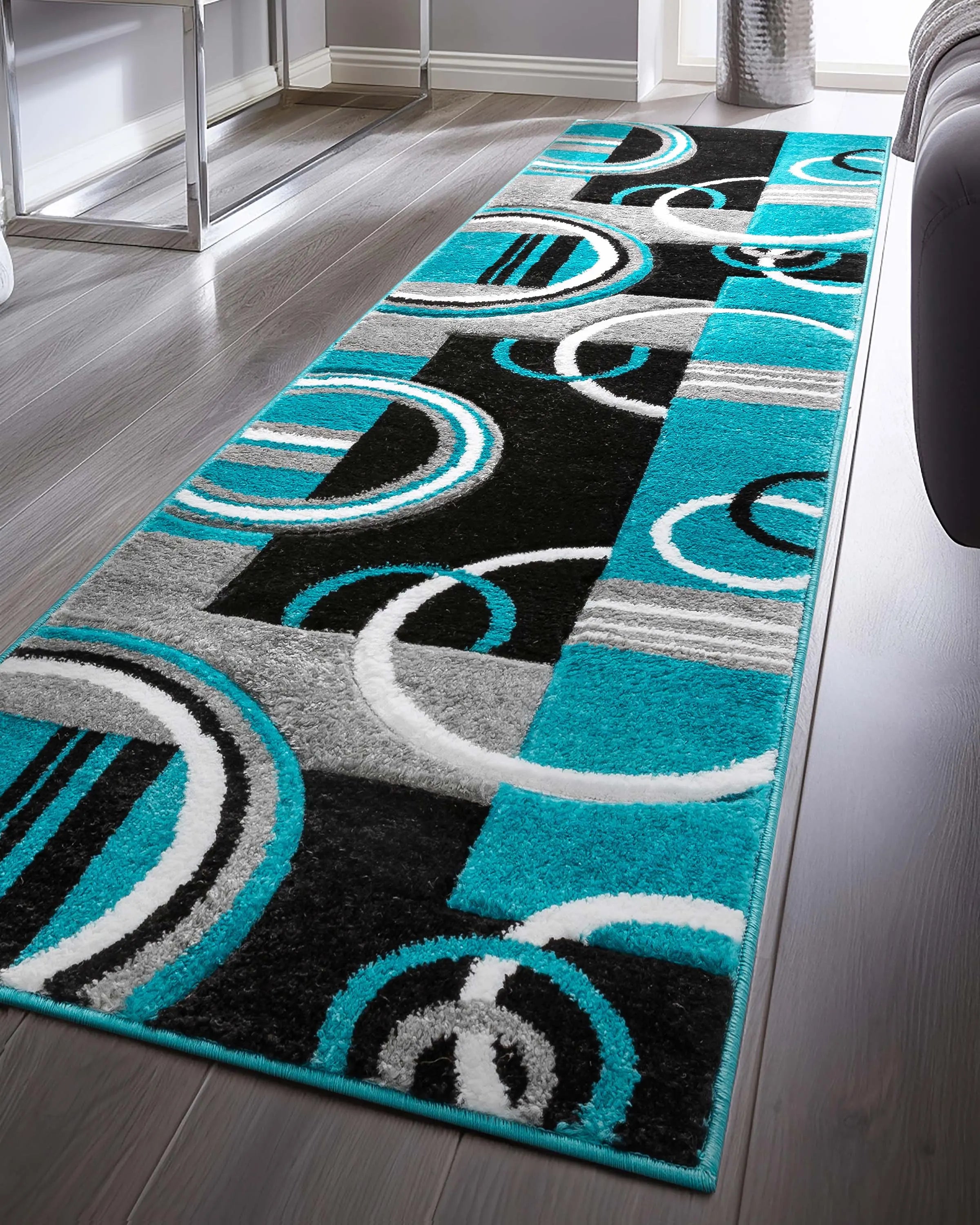 Galaxy Waves Blue Modern Rug、mySite、gigharbornorthrealestate