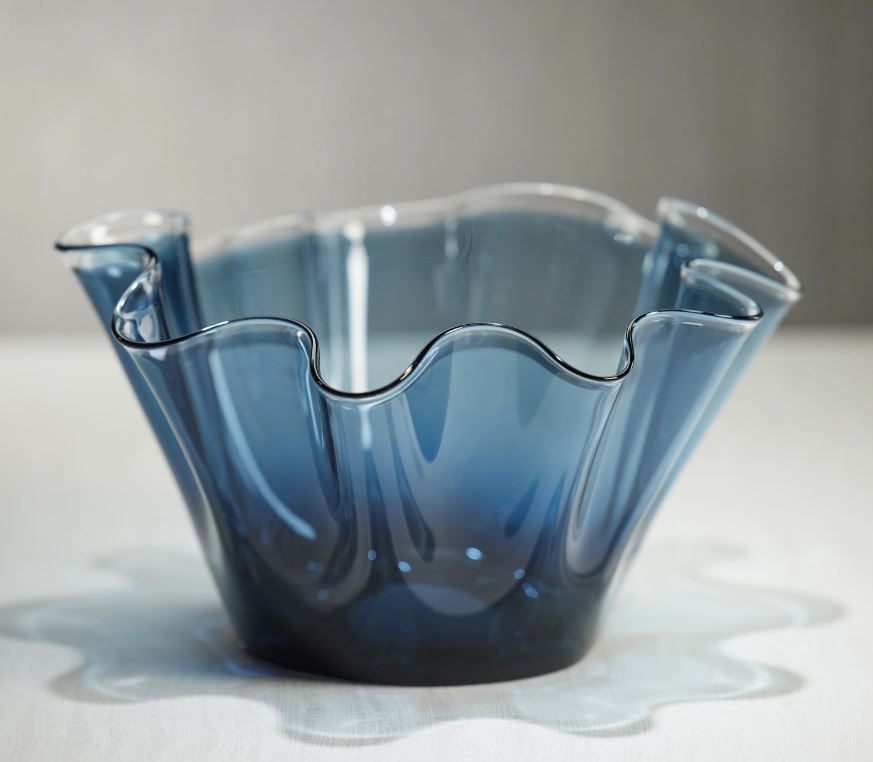  Tropezana Tall Wave Glass Bowl、mySite、elrpsem3k