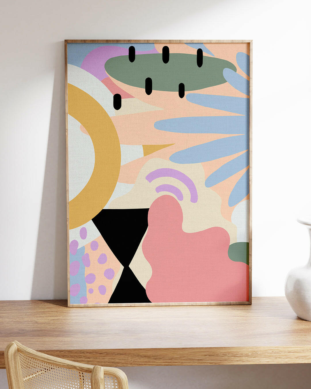 Tropical Paradise Bold Abstract Art Print、mySite、gigharbornorthrealestate