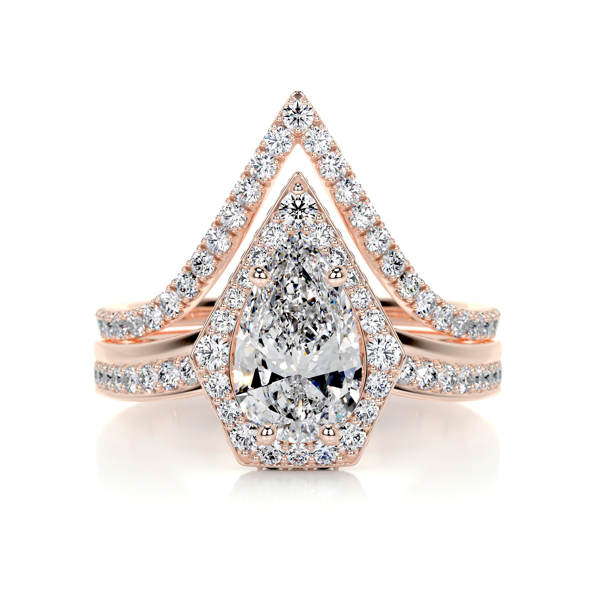 Kendall Diamond Bridal Set -14K Rose Gold、mySite、hinf8tx79