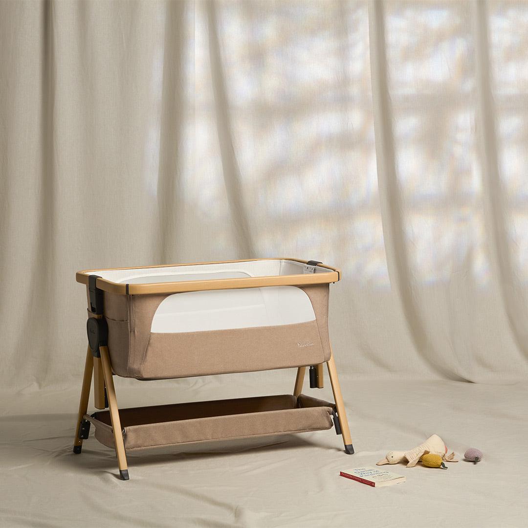  Silver Cross Lunar Bedside Crib - Oatmeal、mySite、merchandisen