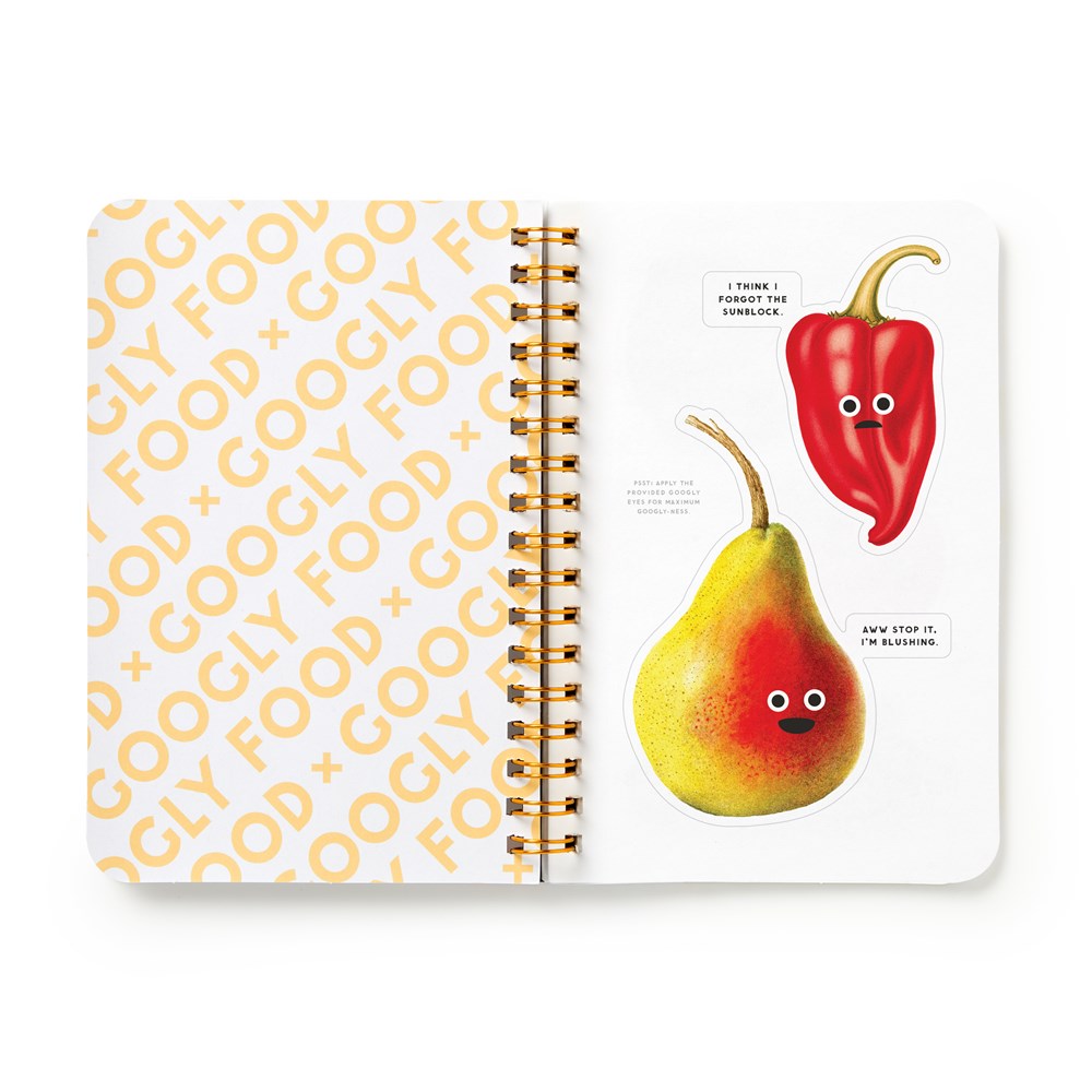  Googly Food Sticker Book、mySite、ghnorth