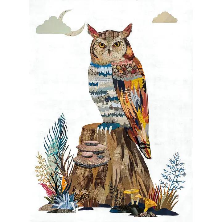 Art Print | Owl Wall Art | the Visionary Owl、mySite、g9winljtr