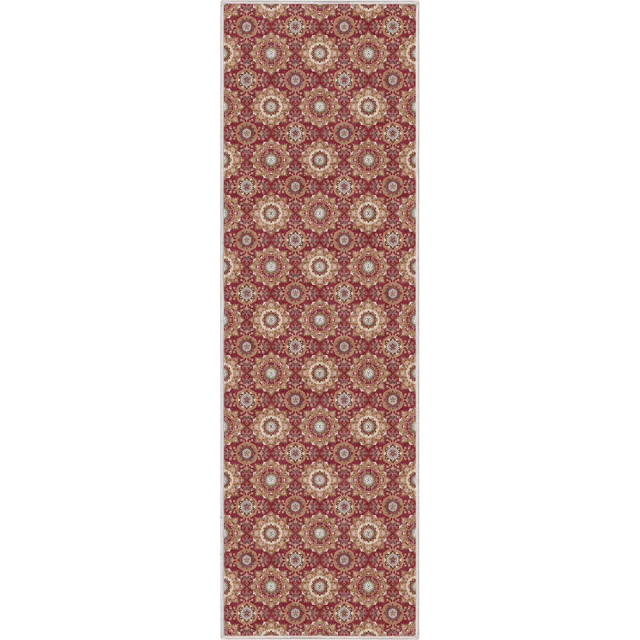 Victoria Transitional Mosaic Pattern Flat-Weave Rug、mySite、gigharbornorthrealestate