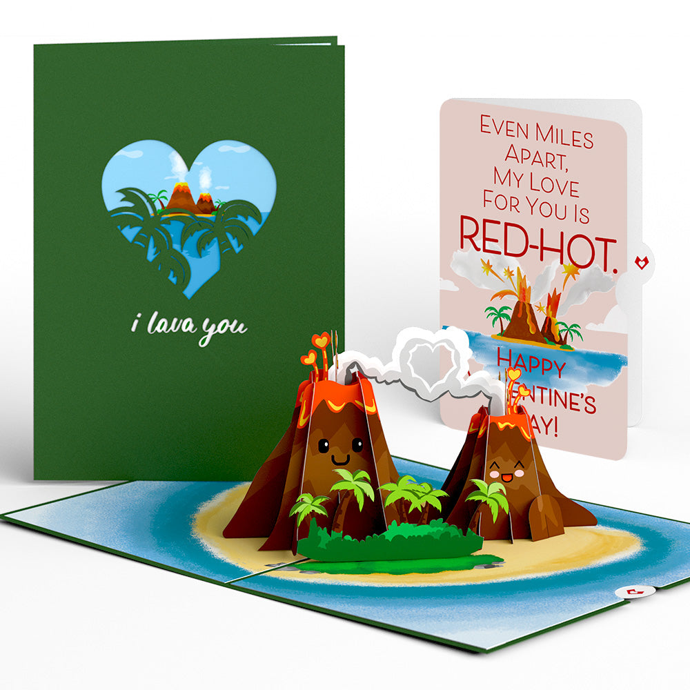 I Lava You My Love Is Red-Hot Valentine Pop-Up Card and Sentiment Set、mySite、solidvoid