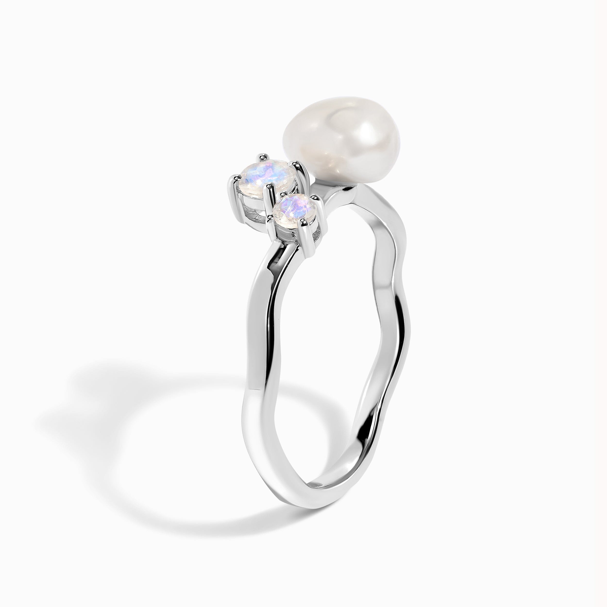Pearl Moonstone Ring - Aelora、mySite、hinf8tx79