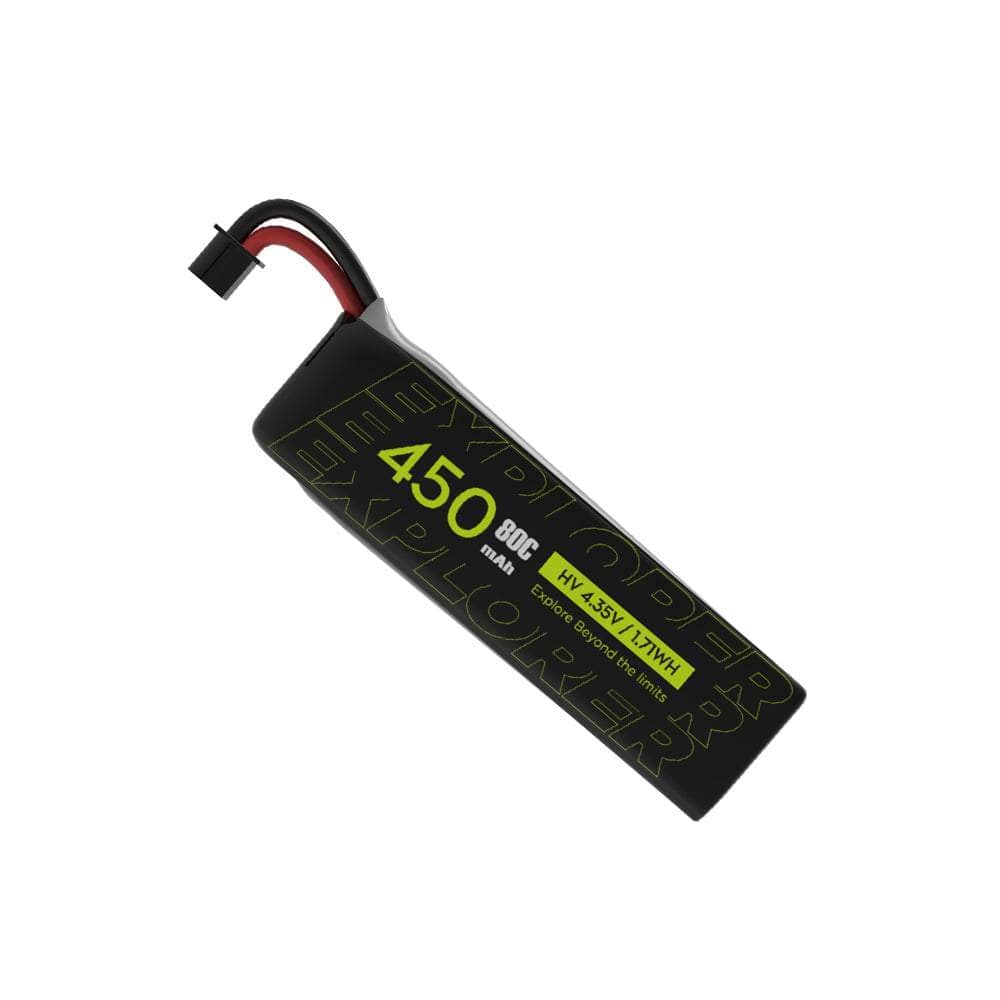  Flywoo Explorer V2 3.8V 1S 450mAh 80C LiHV Battery 4 Pack - A30、mySite、merchandisen