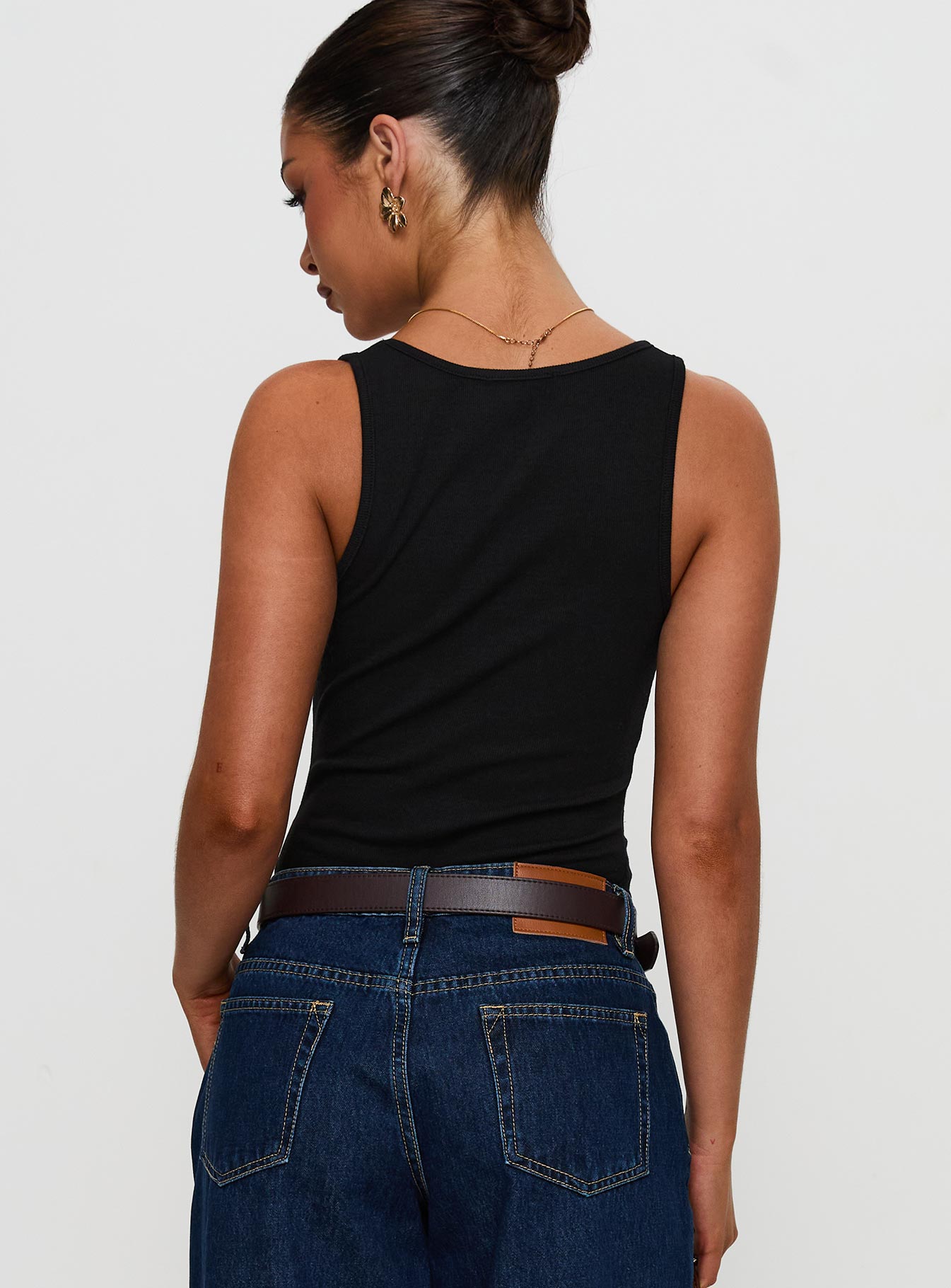 Baseline Rib Bodysuit Black、mySite、solidvoid