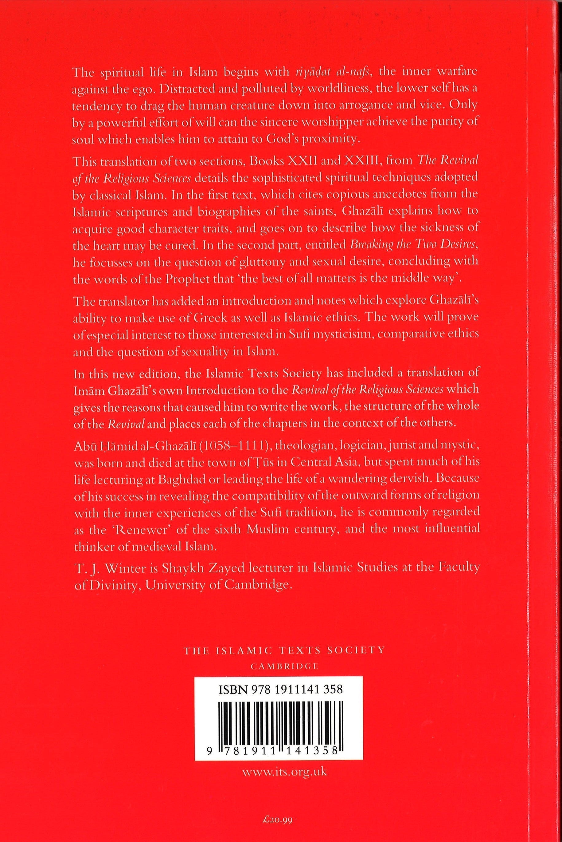 Al-Ghazali on Disciplining the Soul and on Breaking the Two Desires: Books XXII and XXIII of the Revival of the Religious Sciences、mySite、topwebapps