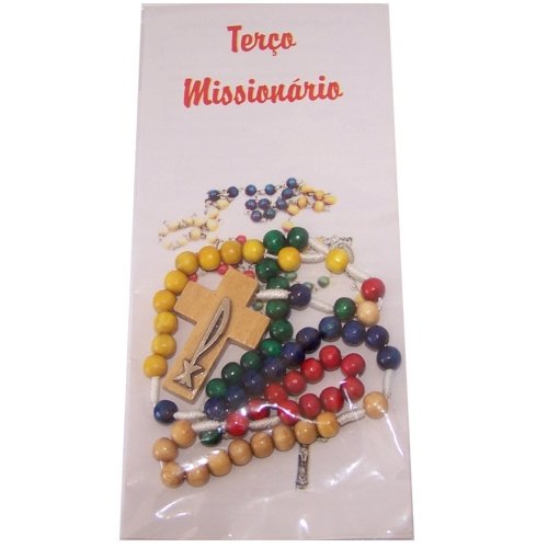 Missionary Rosary - 6mm colored beads (28cm or 11) with Certificate、mySite、elrpsem3k