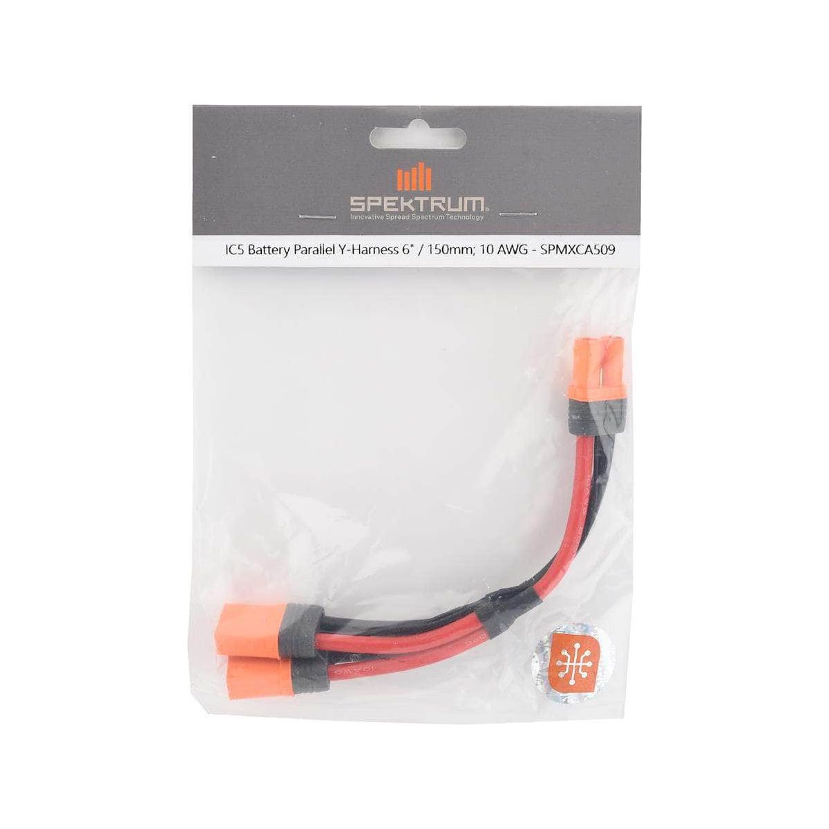  SPMXCA509, Spektrum RC IC5 6 Battery Parallel Y-Harness Connector、mySite、merchandisen