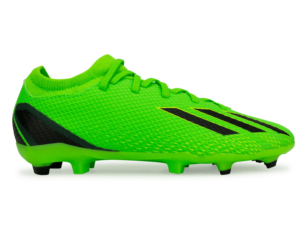 adidas Kids X SpeedPortal.3 FG Solar Green/Black、mySite、noshort