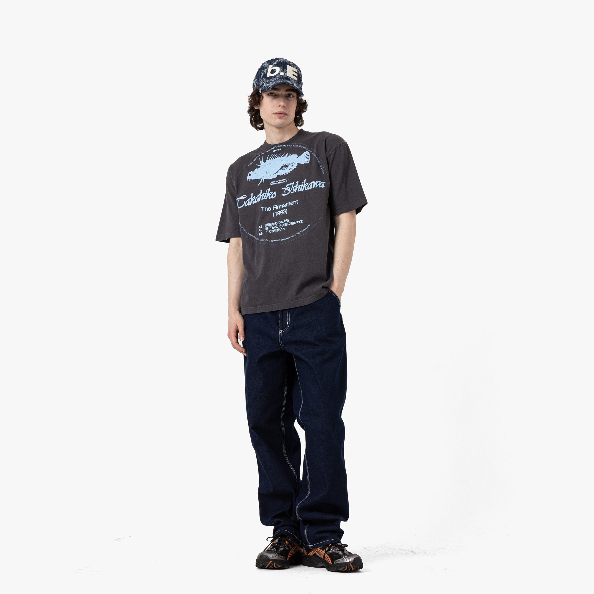  b.Eautiful Takahiko T-Shirt / Dolphin Blue、mySite、merchandisen