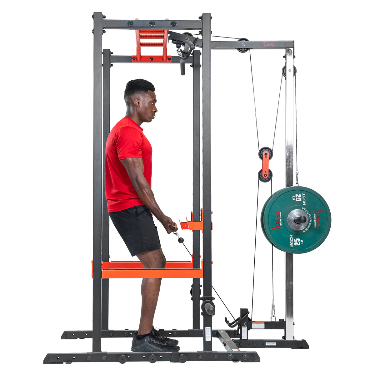  Sunny Strength™ Stretch Training Machine Lat Pulldown Pulley System Attachment for Power Racks、mySite、ghnorth