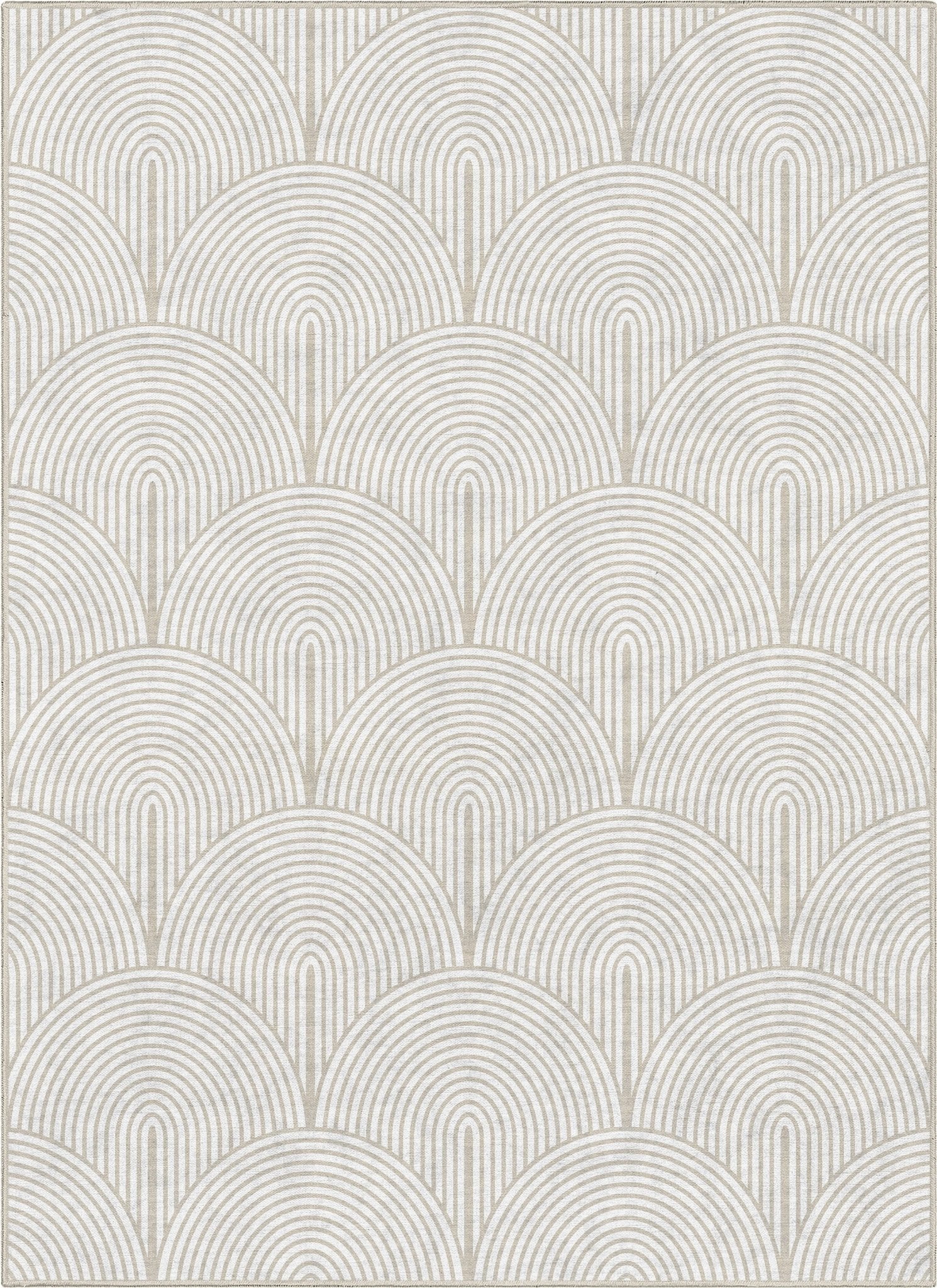 Apollo Echo Arch Pattern Beige Flatwoven Rug – Easy Clean & Durable、mySite、gigharbornorthrealestate