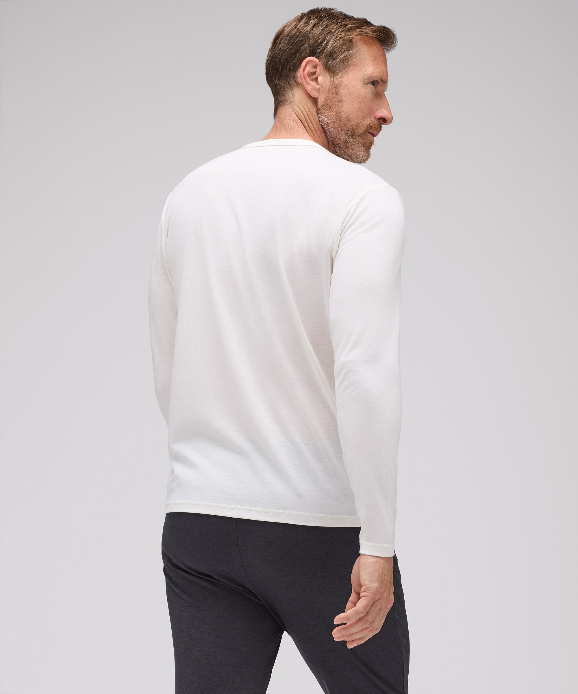Men's Long Sleeve Merino Crew、mySite、noshort