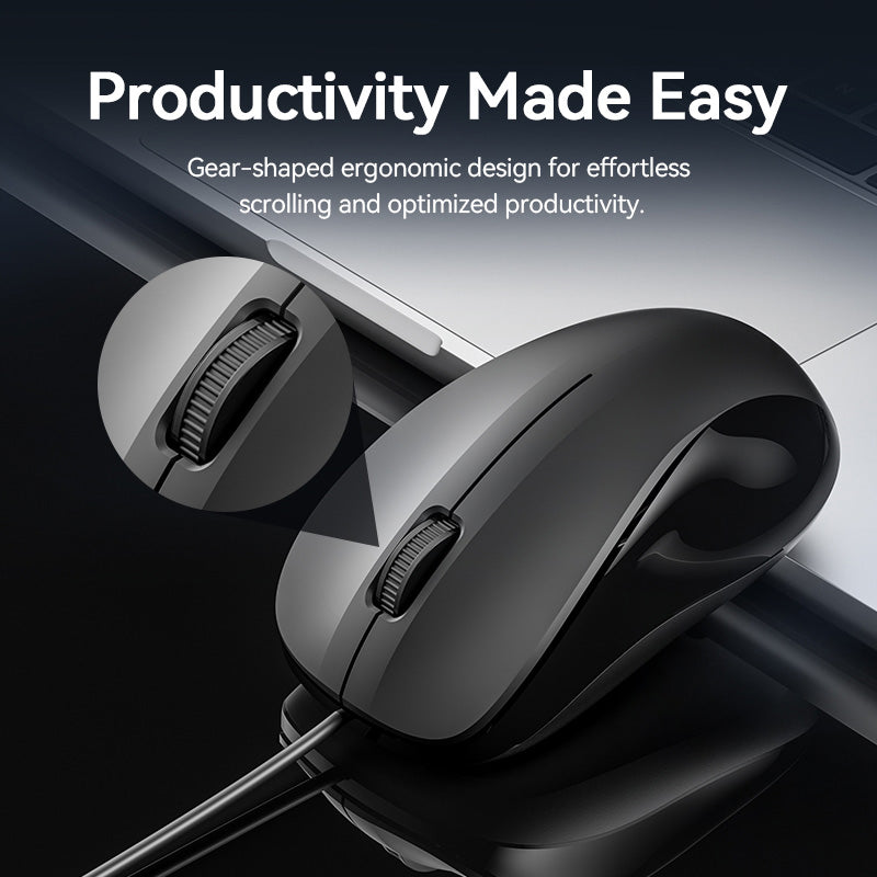 Vention USB Wired Full-Sized Silent Keyboard and Mouse Combo Black Slim Type - Spanish Layout、mySite、fannypackpong