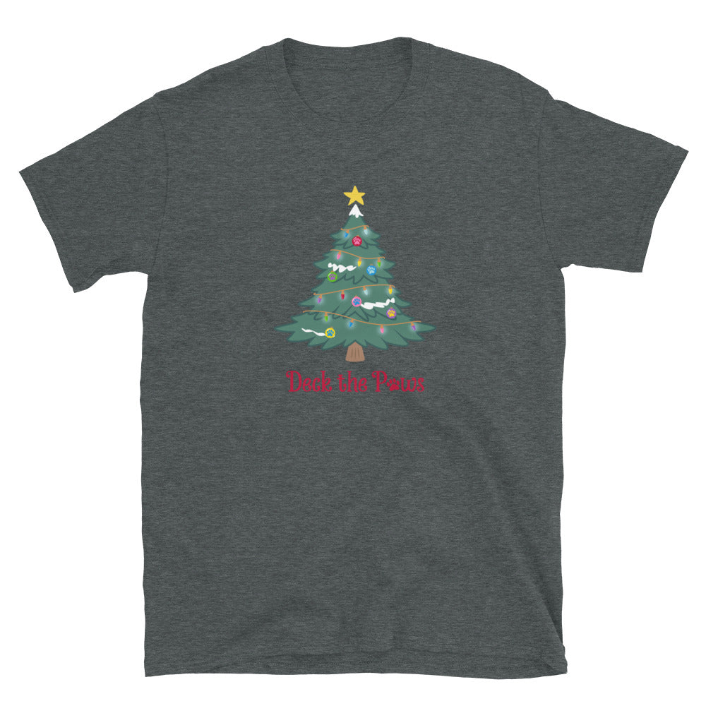 Deck The Paws Christmas Tree T-Shirt、mySite、camillekostekn