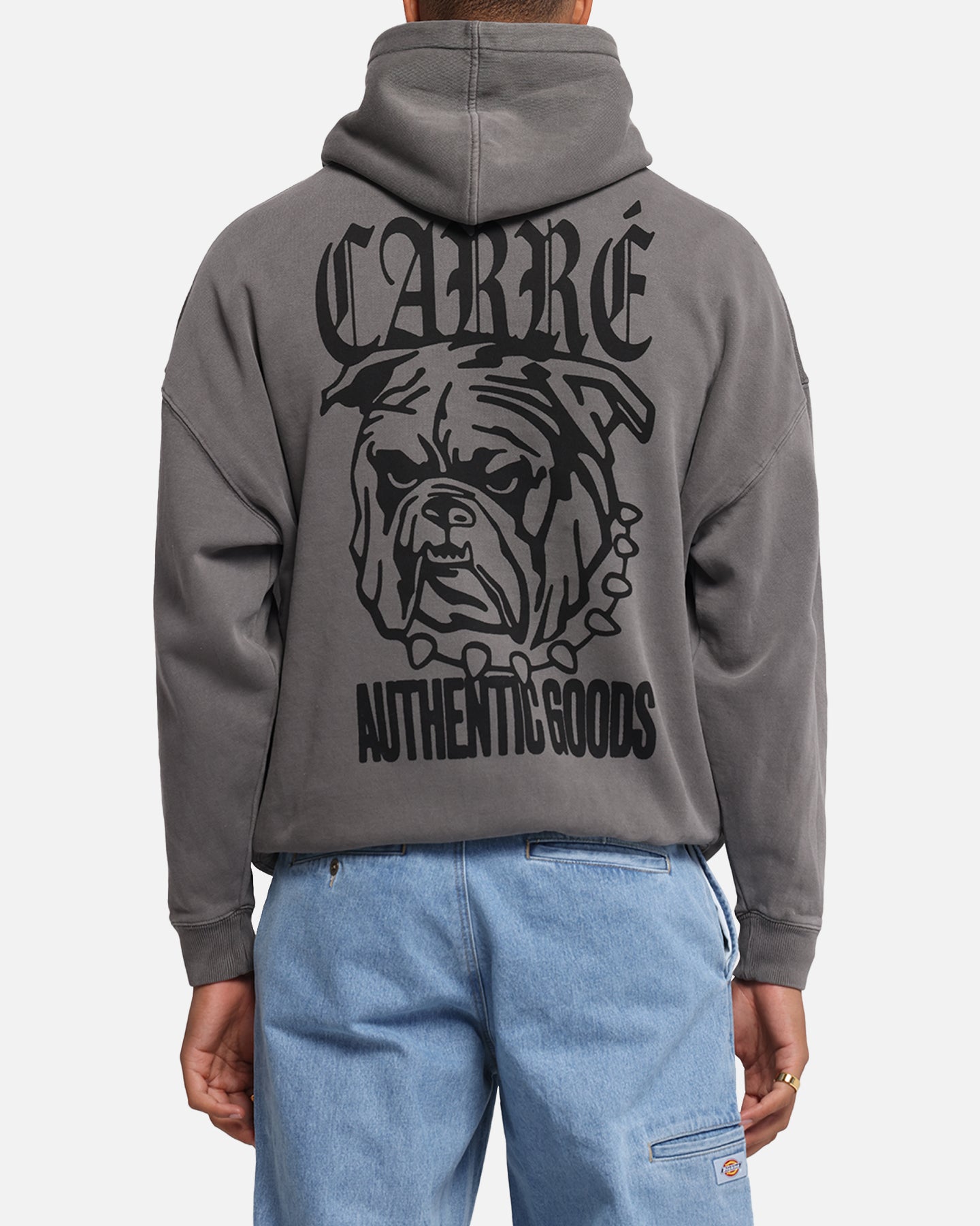 Carre Bulldog Hoodie Washed Charcoal、mySite、zt4zffjzw