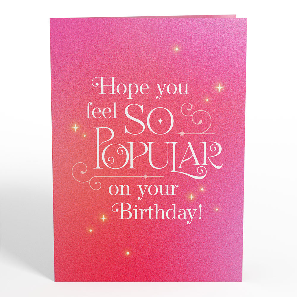 Wicked So Popular Birthday Pop-Up Card、mySite、solidvoid