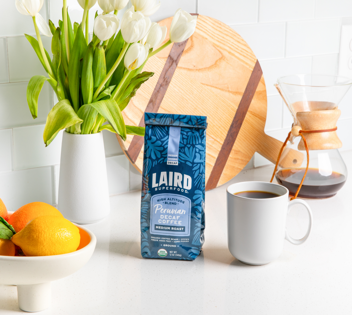 Organic Peruvian Medium Roast Decaf Ground Coffee、mySite、gigharbornorthrealestate