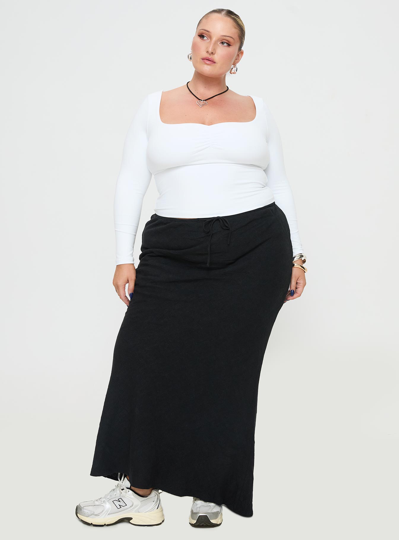 Selenie Long Sleeve Top Ice Curve、mySite、solidvoid