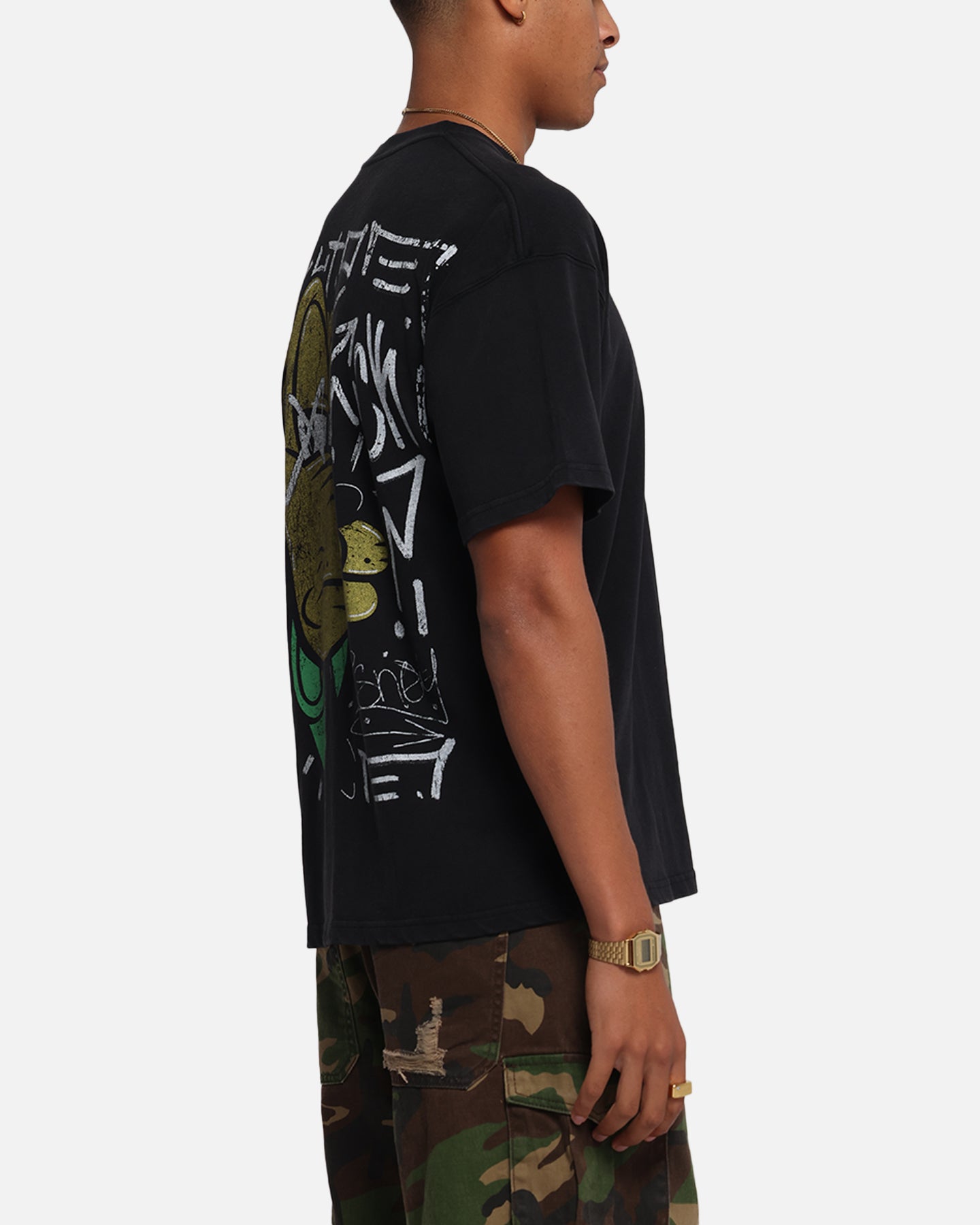 American Thrift Disney Pluto T-Shirt Black、mySite、zt4zffjzw