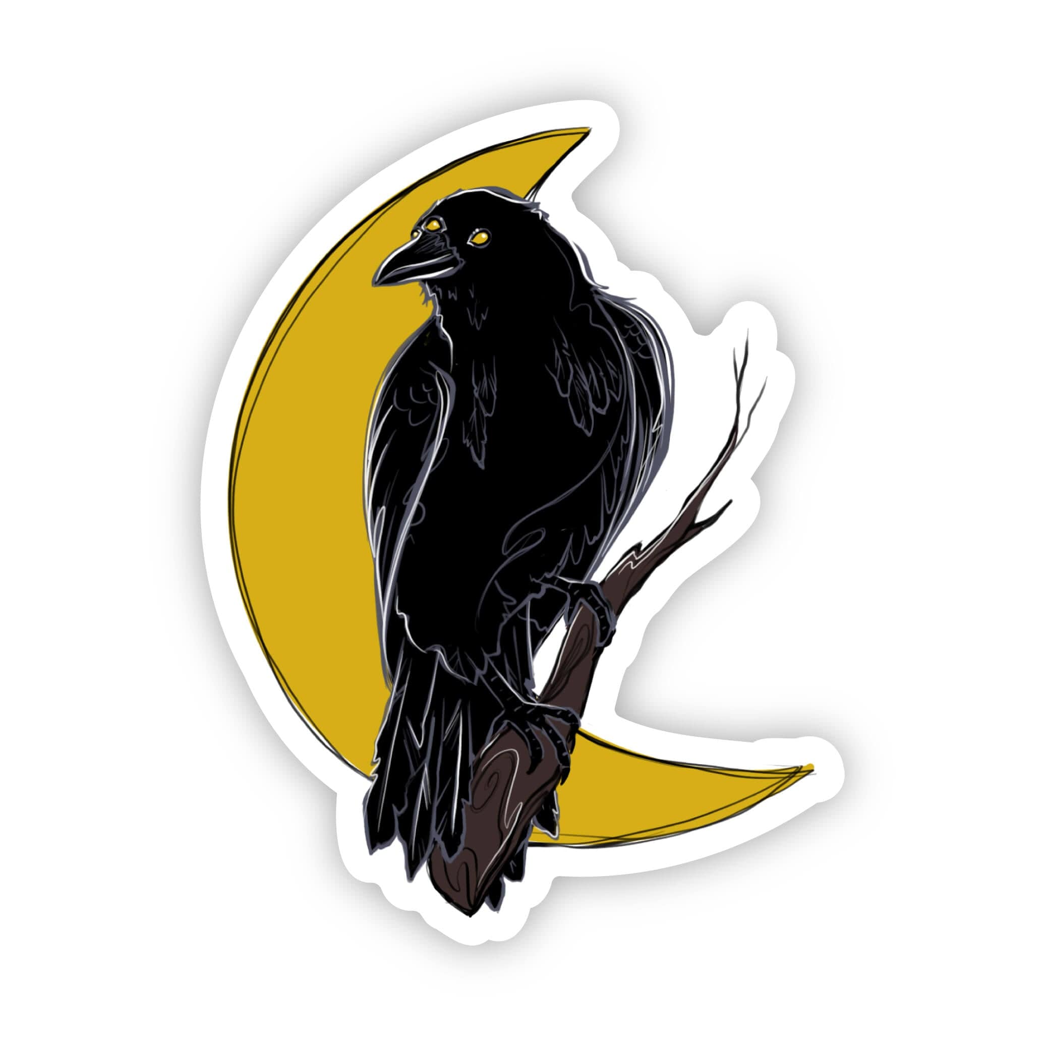  Three Eyed Raven Sticker、mySite、ghnorth