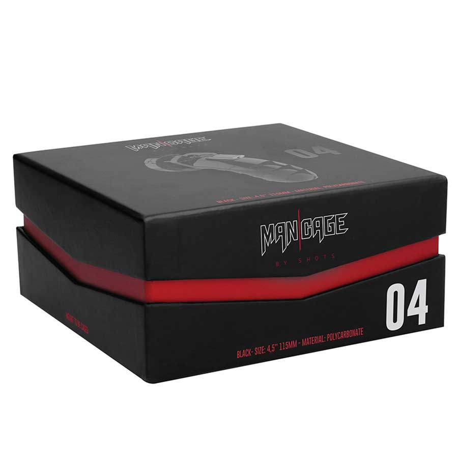 ManCage 4.5 Inch Model 04 Adjustable Male Chastity With Lock、mySite、bottomscart