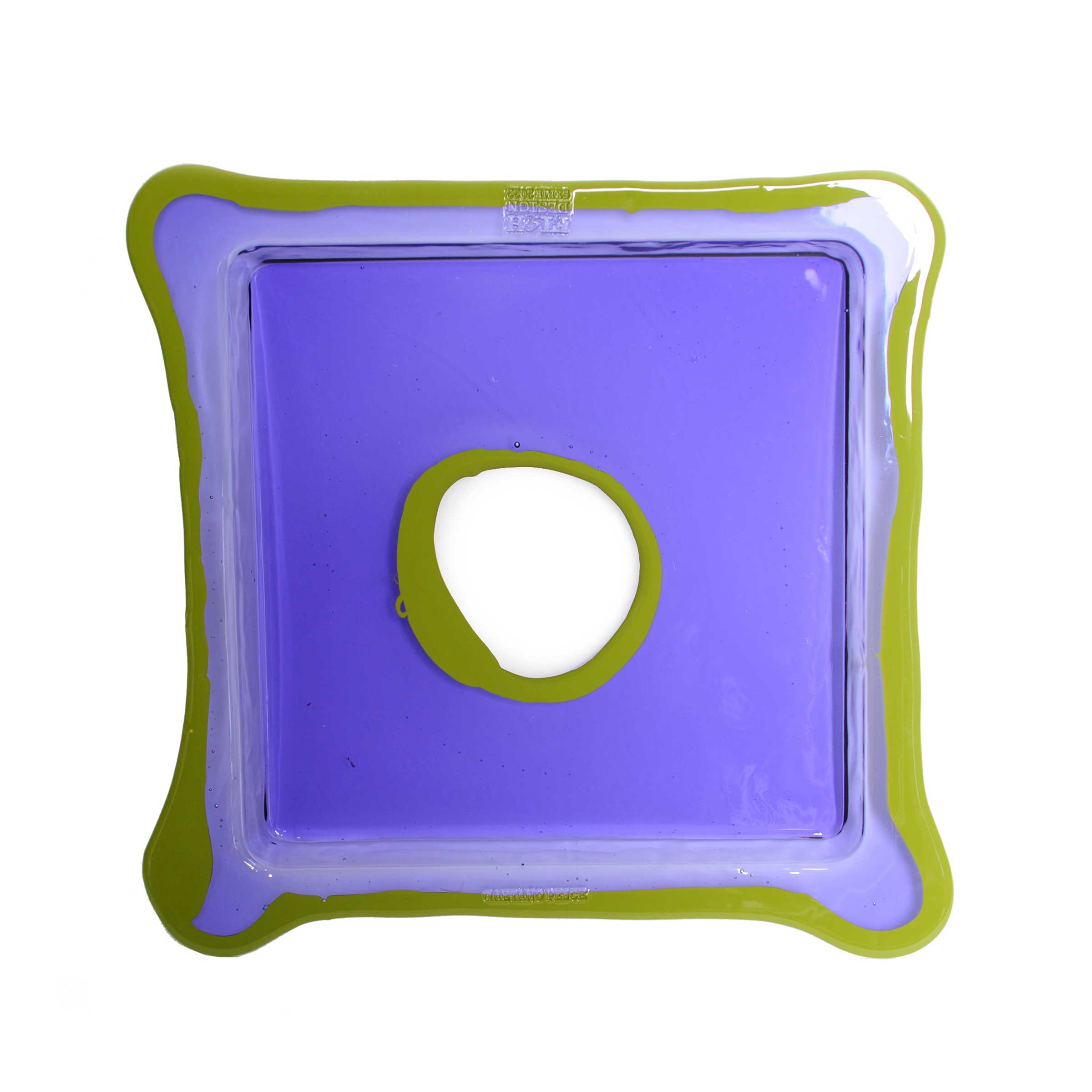 Resin Square Tray TRY-TRAY Purple Set of Three by Gaetano Pesce for Fish Design、mySite、neckold