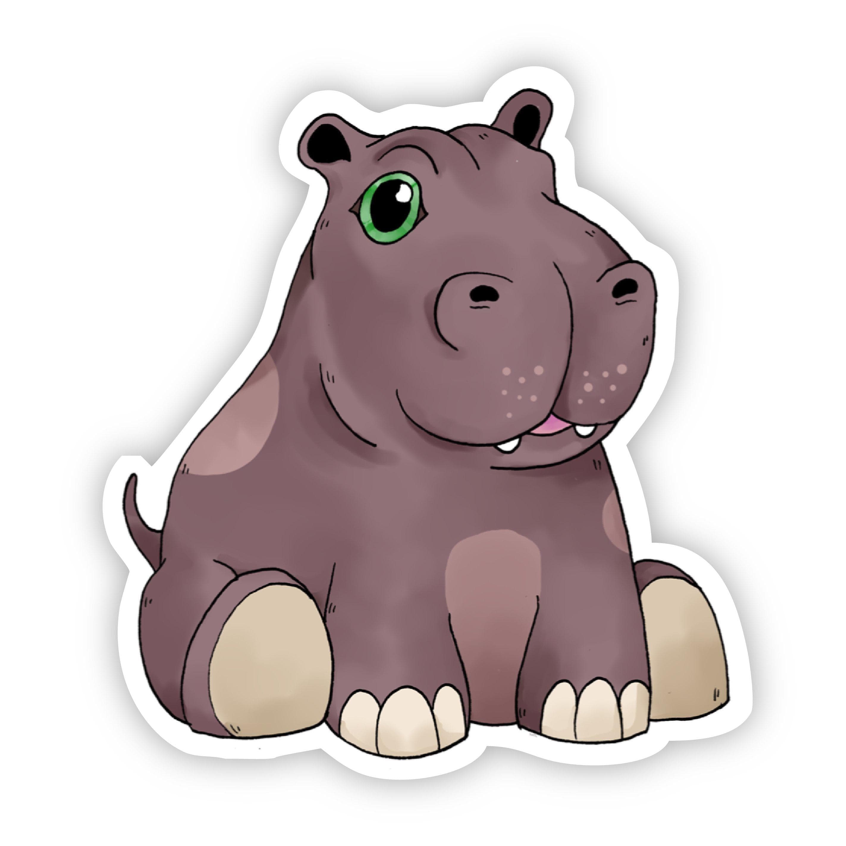  Baby Hippo Sticker、mySite、elrpsem3k